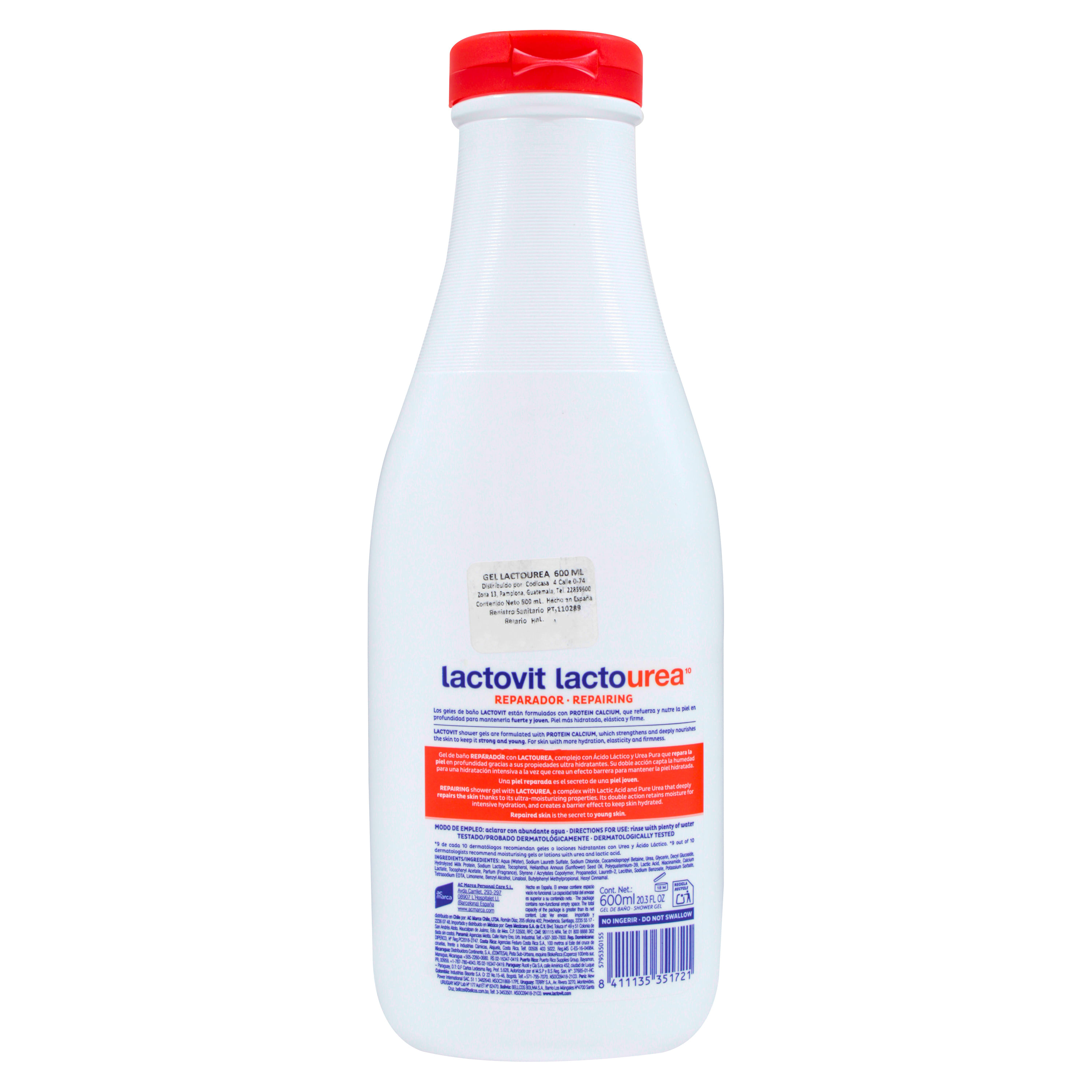 Gel de baño Lactovit Lactourea botella 750 ml - Supermercados DIA