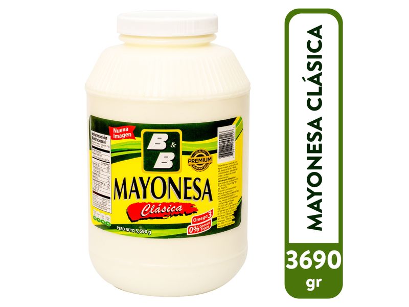 Comprar Mayonesa B&B Clasica - 3690gr | Walmart Honduras