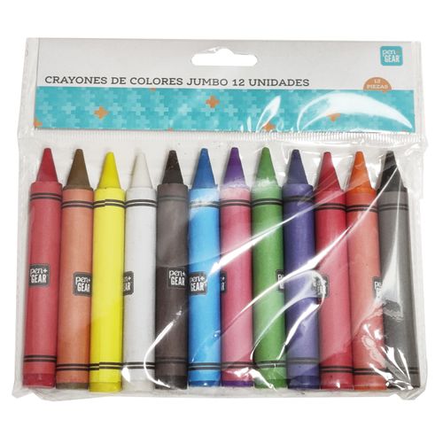 Crayones Pen Gear, jumbo -12 pzas