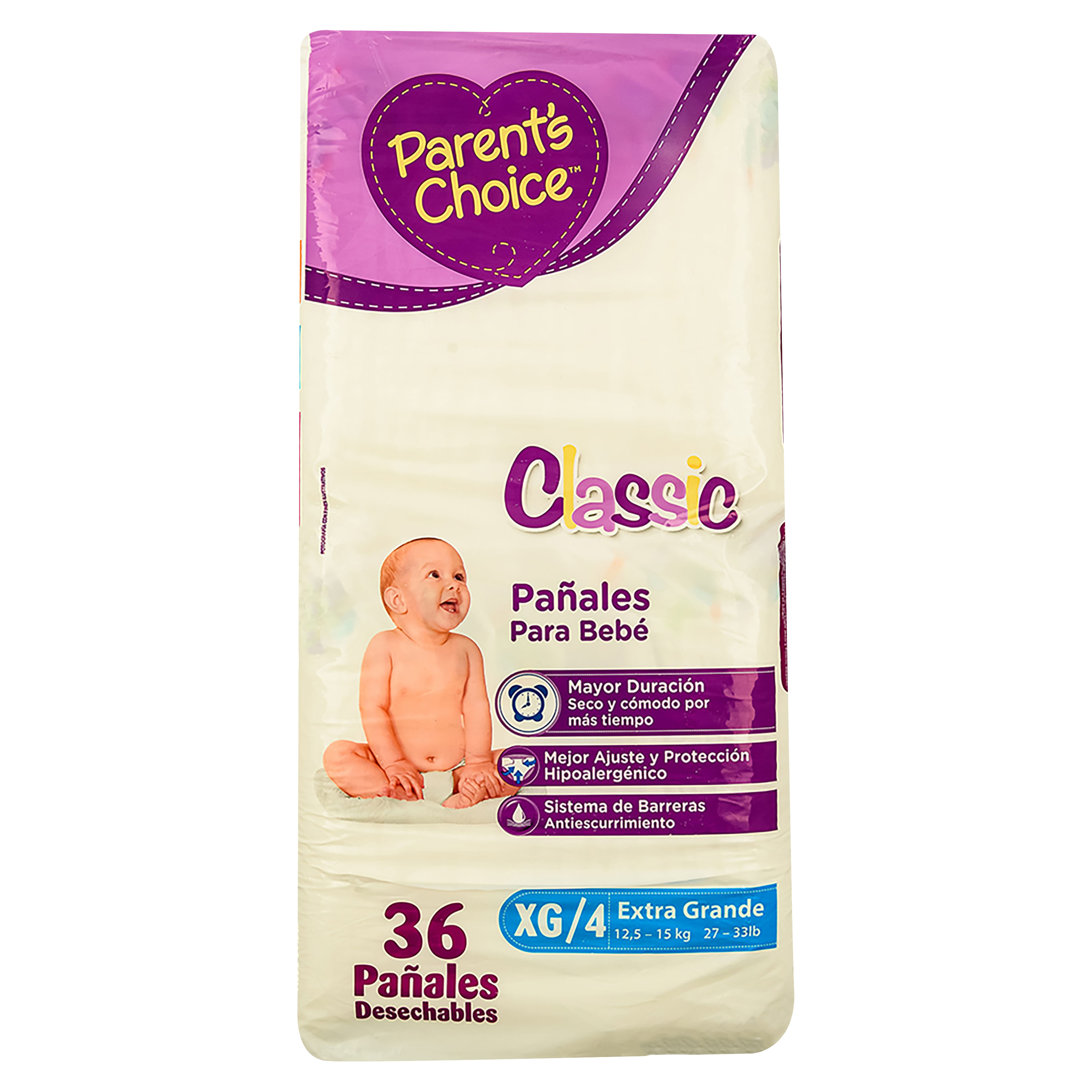 Comprar Pañal Parent Choice Clasico Talla Xg 36 Unds