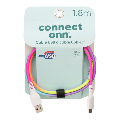 Cable C Usb Onn Multicolor1.8M Con Luz