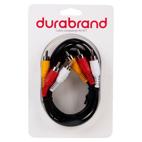 Cable Compuesto AV Durabrand de 1.82mt