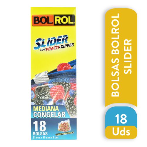 Bolsa Bolrol Slaider Congelar - 18 Unds