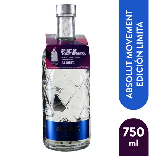 Absolut Movement Edicion Limita 750 Ml