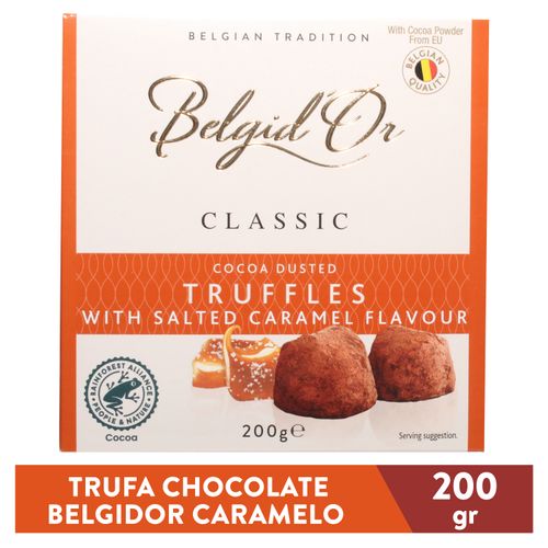 Trufa Chocolate Belgidor Caramel 200Gr