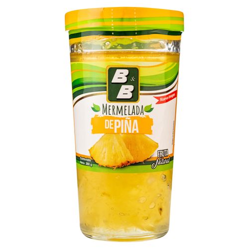 Mermelada de Piña B & B Vaso Fruta Natural - 260 g