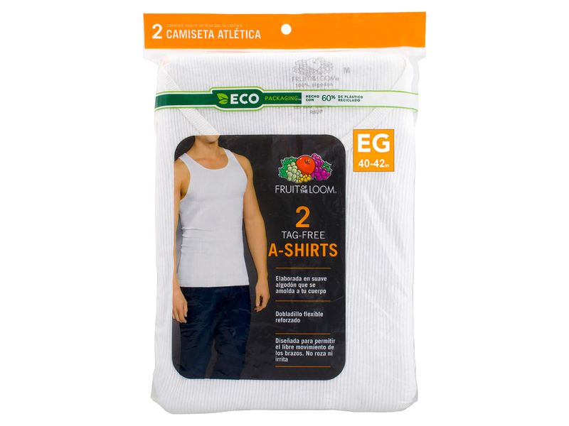 Camiseta-Fruit-Of-The-Loom-Atletica-Color-Blanco-2-Pack-Talla-XL-1-26663