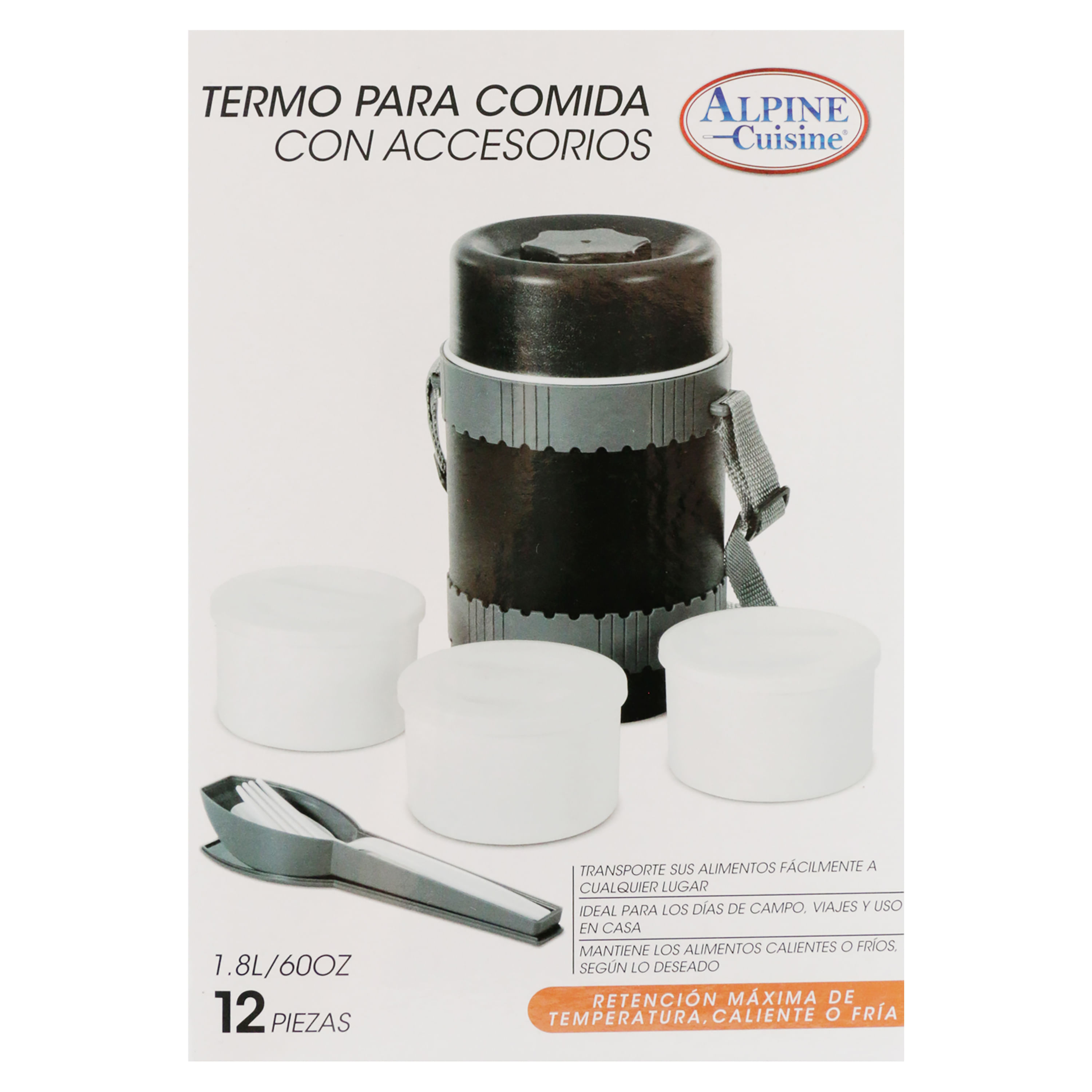 Termo Para Comida Caliente O Fría 600 Ml Con Cuchara