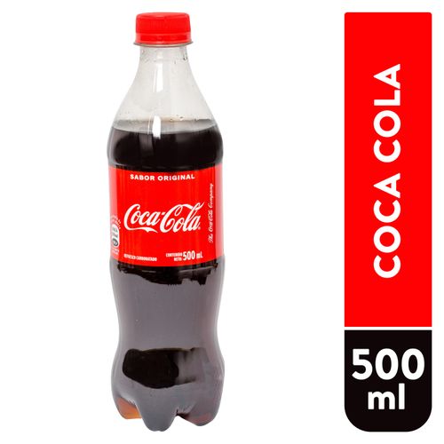 Gaseosa Coca Cola regular - 500 ml