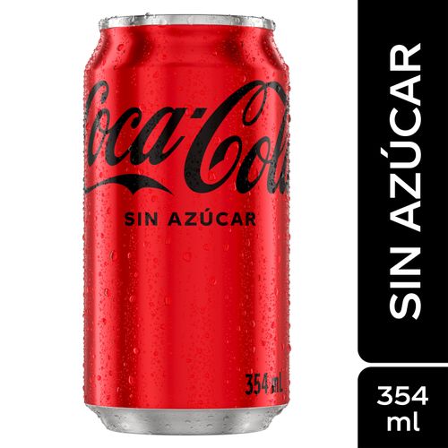 Gaseosa Coca Cola Zero Lata 354 Ml