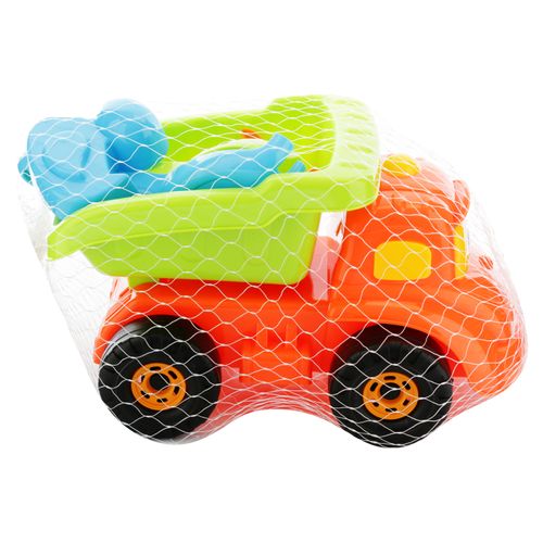 Set Juego De Arena Carro Naranja