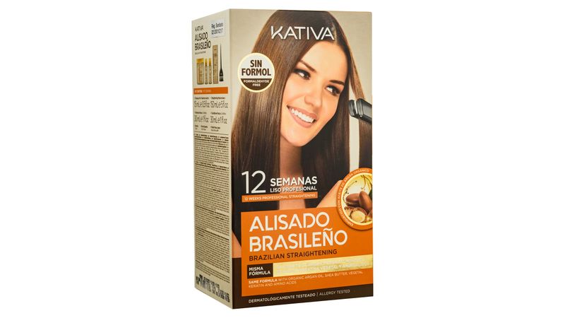 Alisado Brasileno Kativa Cab Natur 225gr Walmart Honduras