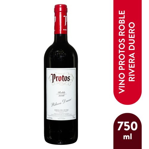 Vino Tinto Protos Roble Botella -750 ml