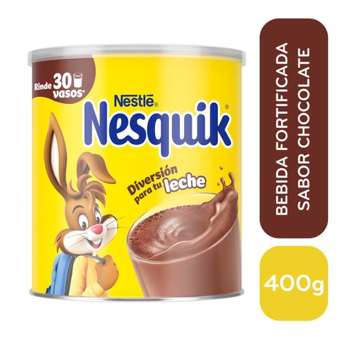 Bebida En Polvo Nesquik Chocolate 400 Gr