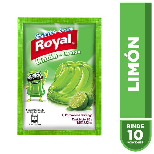 Gelatina Royal Limón - 80g