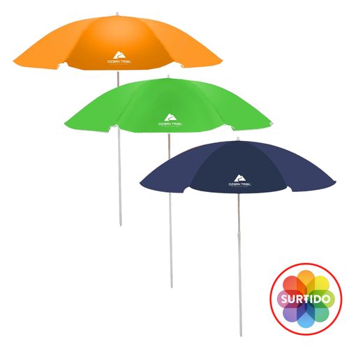 Sombrilla para playa Ozark Trail básica de colores surtidos -180 cm x 190cm