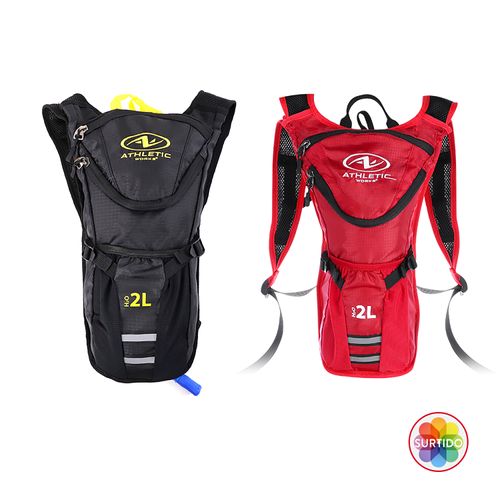 Mochila De Hidratación Athletic Works 2Litros -Muti-Color Modelo Da-0922