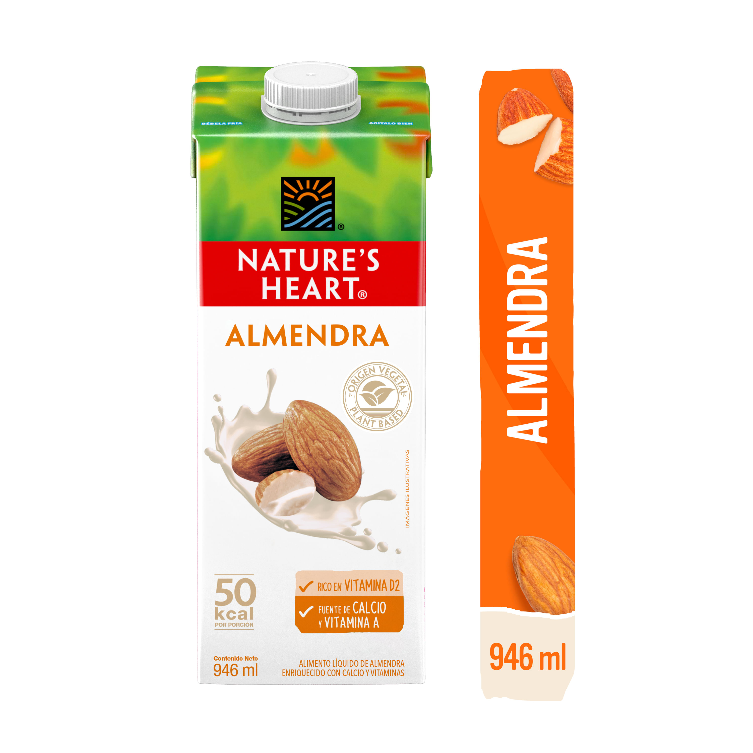 Comprar Bebida De Almendra Natures Heart Tetrapack 946ml Walmart