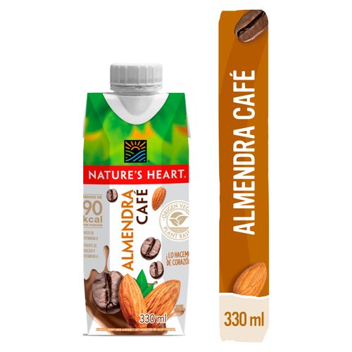 Bebida de almendras y café Natures Heart Tetrapack -330ml