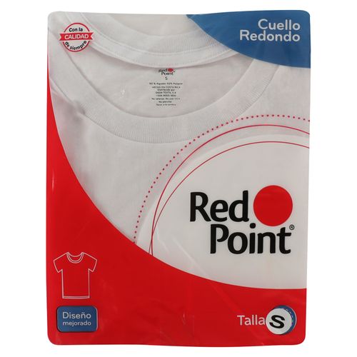 Camiseta Red Point Cuello Redondo Color Blanco Talla S