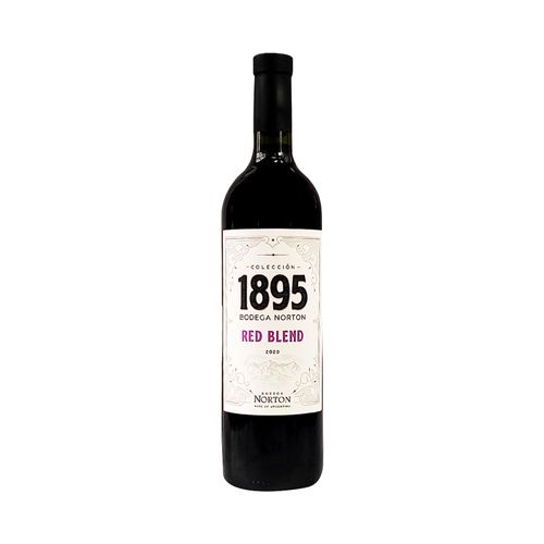 Vino Tinto Norton 1895 Marca Red Blend  Buena Intensidad, Leve Gusto A Roble Y Muy Equilibrado Al Final  Botella - 750ml