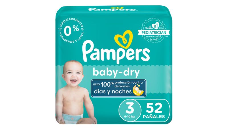 Pampers Pañal Baby Dry 32 Unidad Talla 3 – Pedidos Online