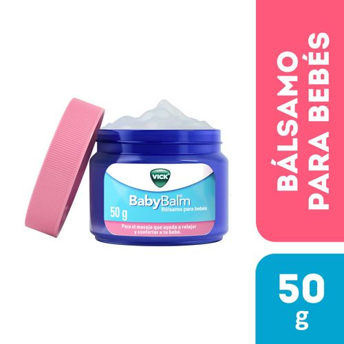 Bálsamo relajante para bebés Vick BabyBalm. 50 g