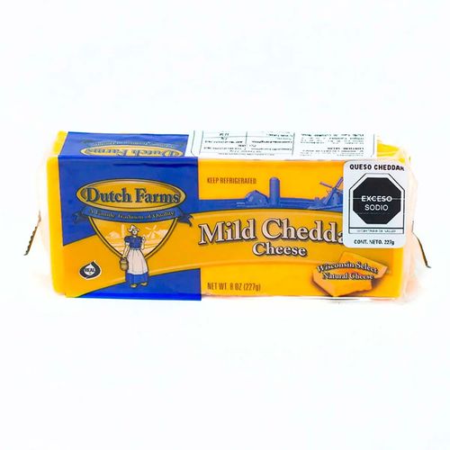 Queso Mild Cheddar Dutch Farms 8 Oz