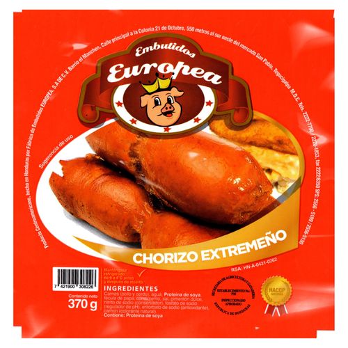 Chorizo Extreño Europea -370g