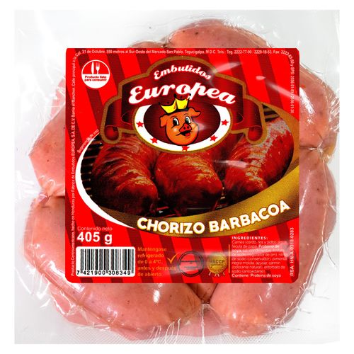Chorizo Europea, barbacoa