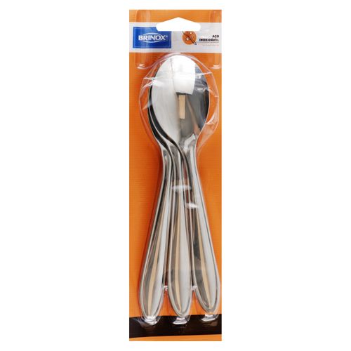 Linea Lyon 03 Piezas Blister Acero Inox