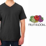 Camiseta-Fruit-Of-The-Loom-Cuello-V-color-negro-Talla-M-5-41037