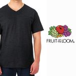 Camiseta-Fruit-Of-The-Loom-Cuello-V-color-gris-Talla-XL-5-41059