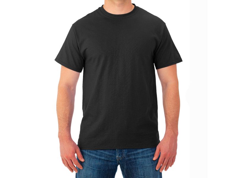 Camiseta-Fruit-Of-The-Loom-Cuello-Redondo-color-negro-Talla-M-1-41034