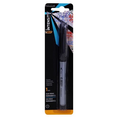 Marcador Permanente Grip Negro B1