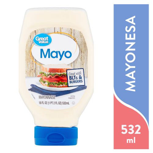 Mayonesagreat Value Squeeze - 532ml