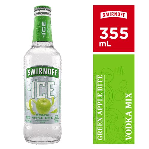 RTD Vodka Smirnoff Ice Green Apple - 355ml