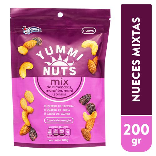 Yummi Nuts Mix Semilla Y Frutas 200 Gramos