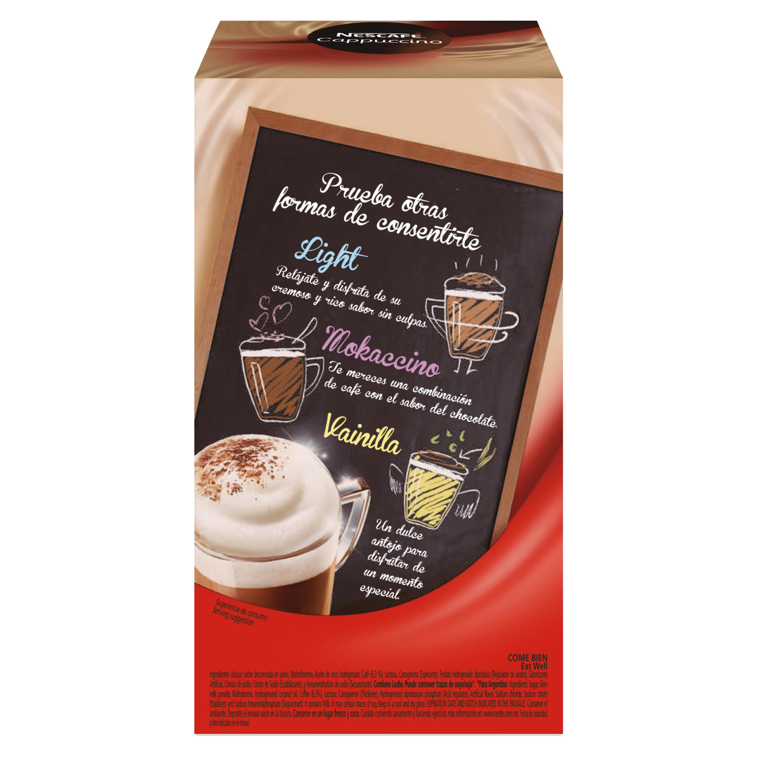 Comprar NESCAFÉ Cappuccino Vainilla Caja 6 Sobres de 25g