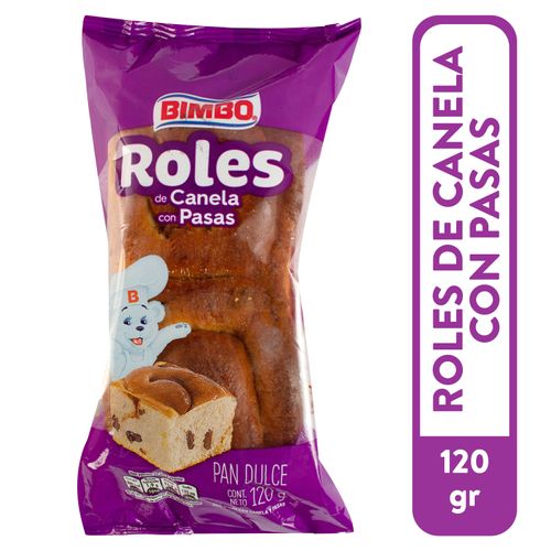 Pan Bimbo Dulce Roles De Canela - 100 gr