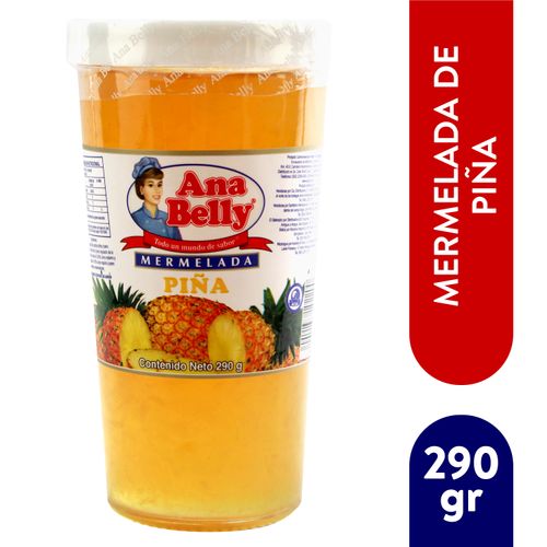 Mermelada Piña Ana Belly Vidrio  290G