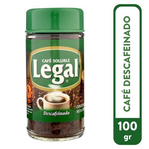 Café Legal Soluble Descafeinado -100 g