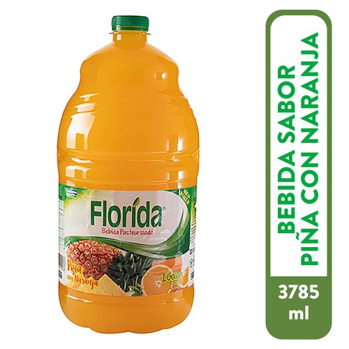 Bebida Florida Naranja Piña - 3785Ml