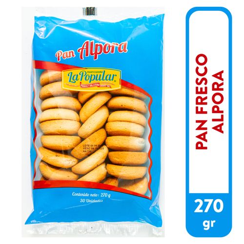 Pan Fresco La Popular Alpora - 270 g