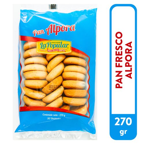 Pan Fresco La Popular Alpora - 270Gr