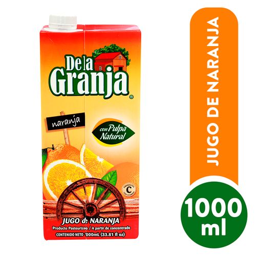 Jugo De La Granja Naranja Pulpa - 1000Ml