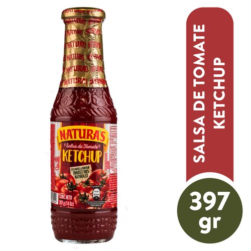 Salsa Naturas Ketchup Bote 397 Gramos