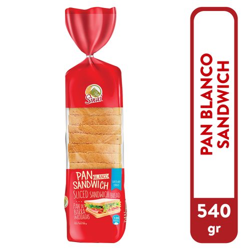 Pan Sinai sándwich Mediano - 540 g