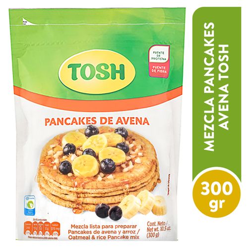 Mezcla Lista para Pancakes de Avena Tosh - 300gr