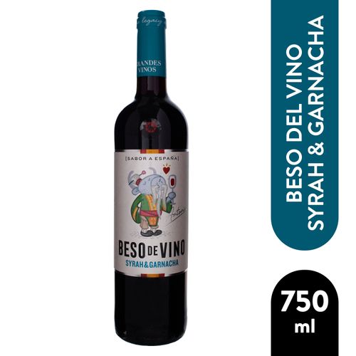 Vino Tinto Beso Del Vino Syrahygarnacha 750ml
